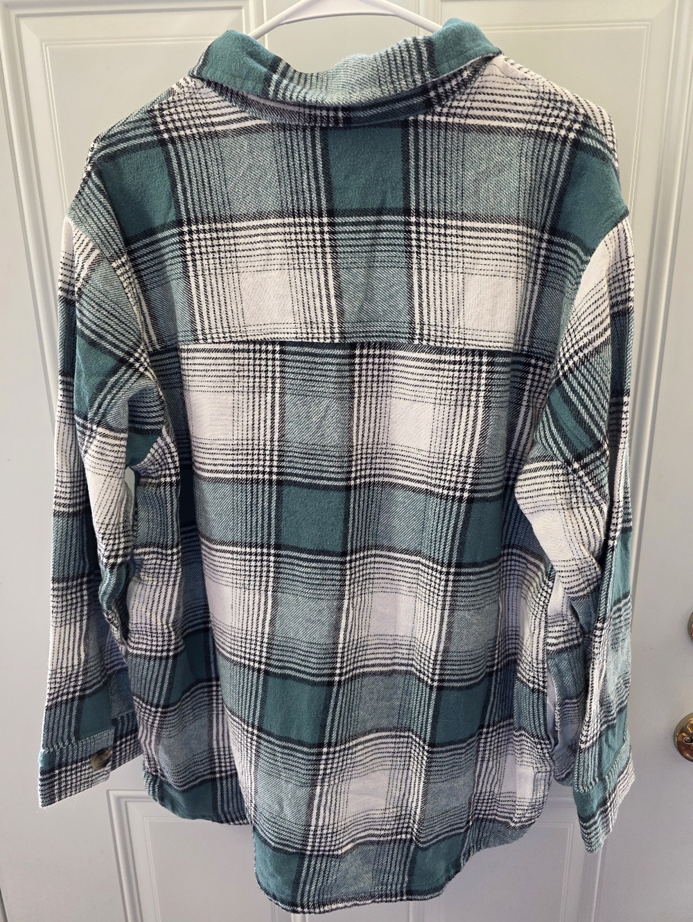 Sonoma Plaid Flannel Shirt Size Large - Picture 2 of 4